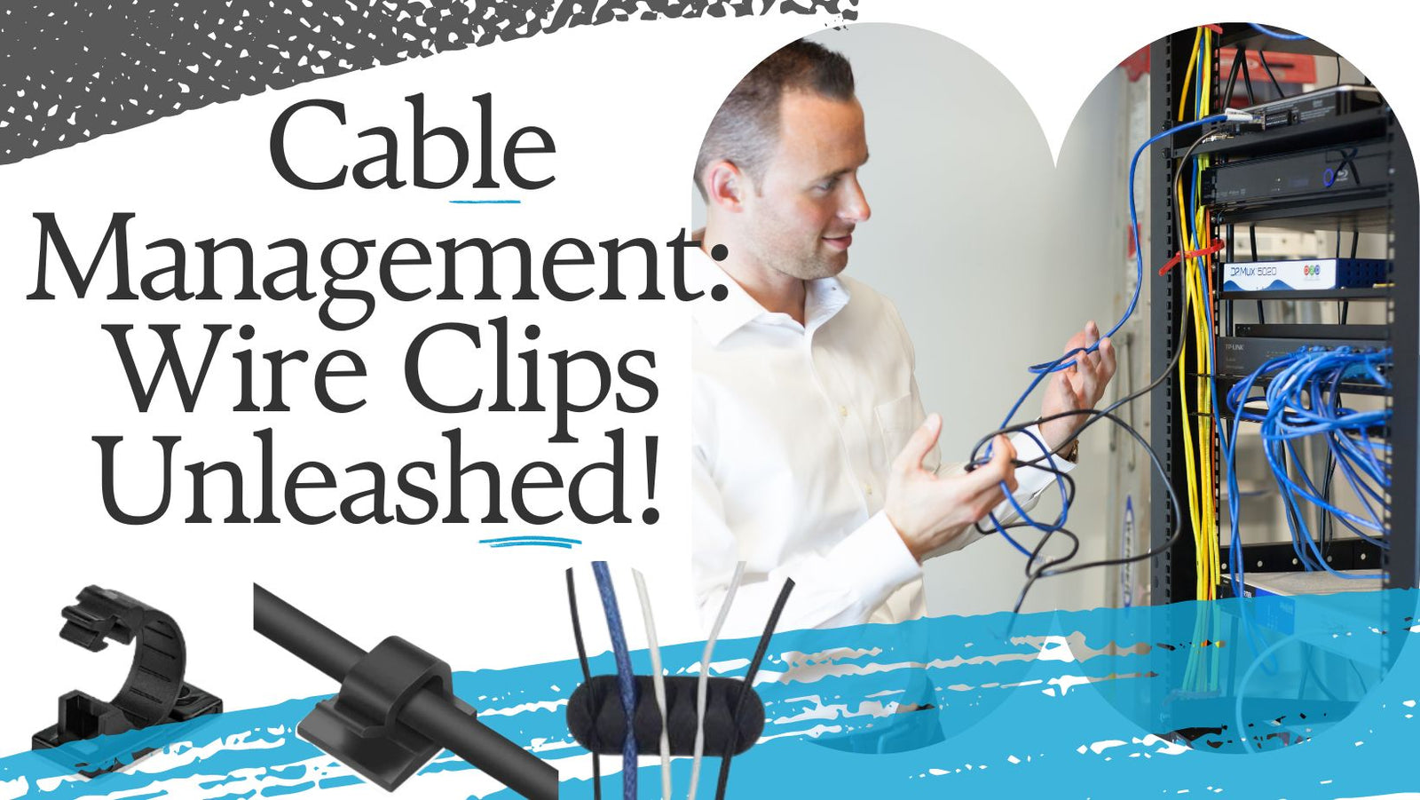Organize and Manage Cables Easily with Wire Clips & Cable Mount Clips
