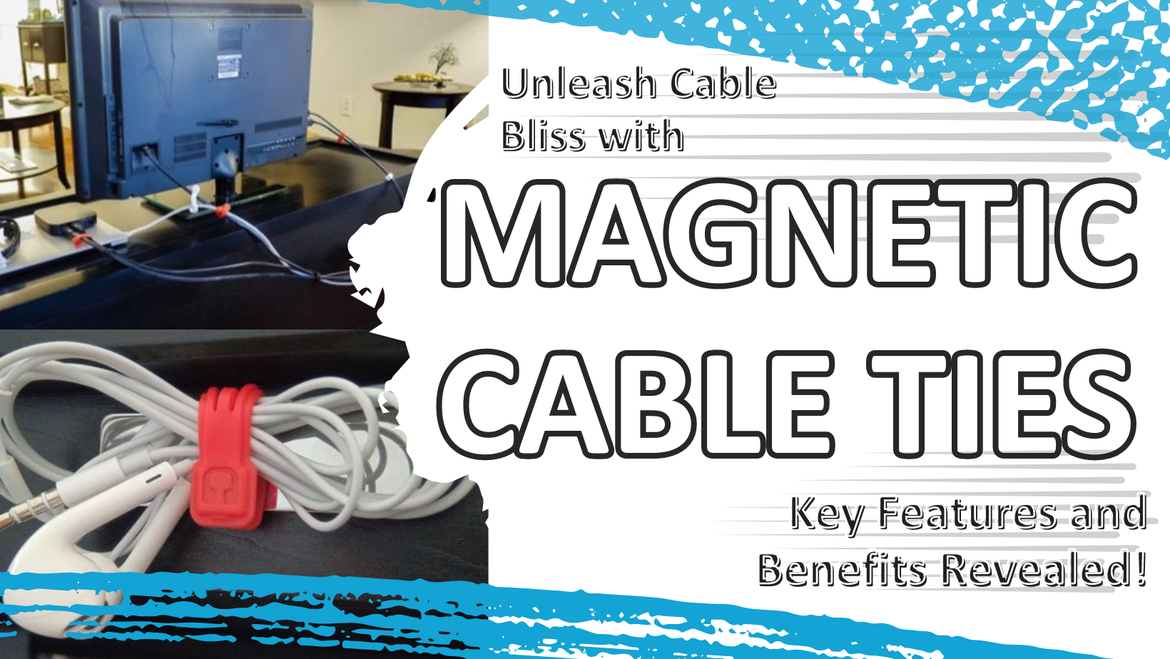 Unleash Cable Bliss with Magnetic Cable Ties: Key Features and Benefits Revealed!