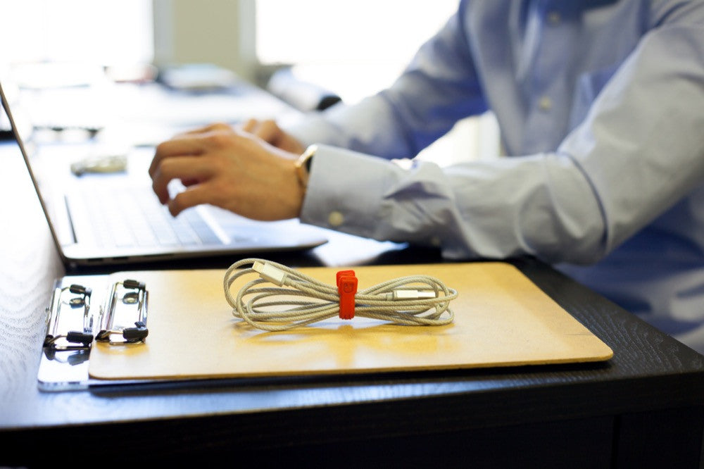 6-Pack Large Elastic and Magnetic Cable Clips - New Fluo Colors by Cloop