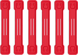 6-Pack Large Elastic and Magnetic Cable Clips by Cloop