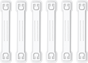 6-Pack Large Elastic and Magnetic Cable Clips by Cloop