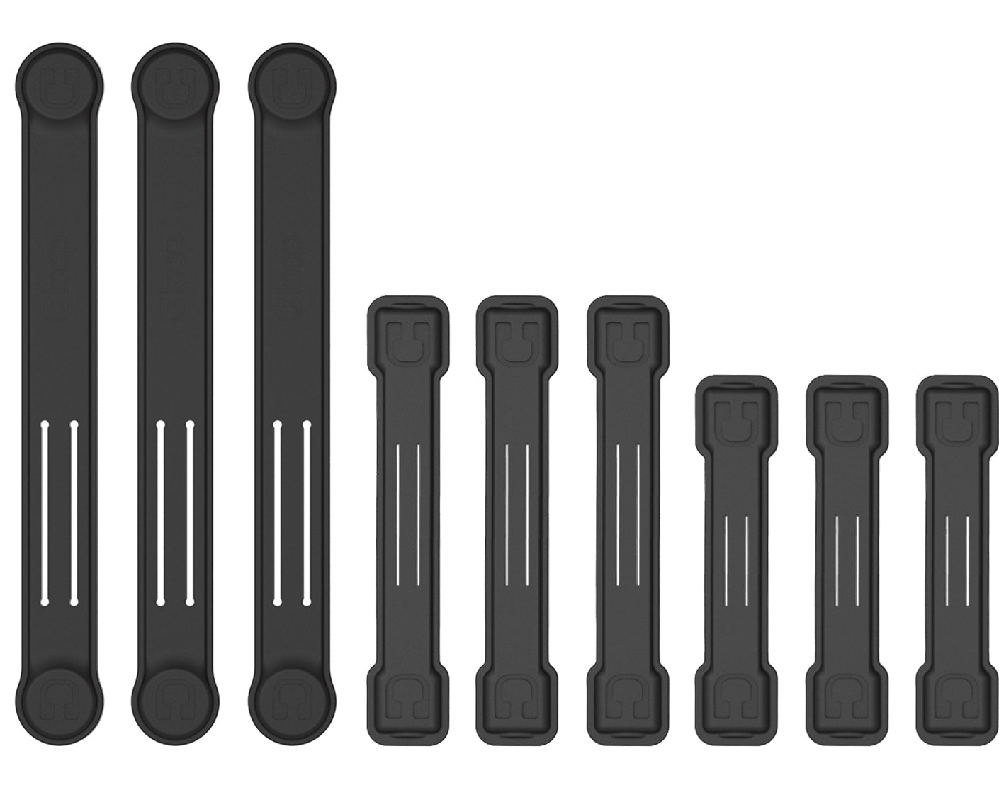 9-Pack Elastic and Magnetic Cable Keepers all Sizes Combo (3SM + 3LG + 3XL) by Cloop